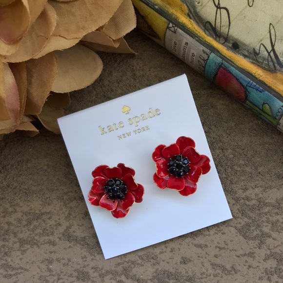 KATE SPADE • Precious Poppies Earrings - Picture 4 of 7